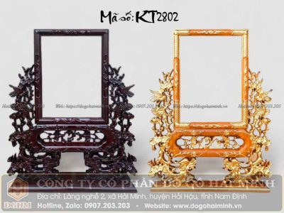 khung thờ đục hoa mai