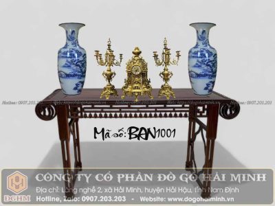 Bàn cuốn đục chuông bày đồ gốm sứ