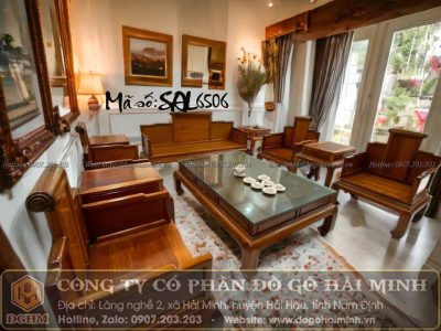 Bộ bàn ghế sơn thuỷ hữu tình mẫu trơn