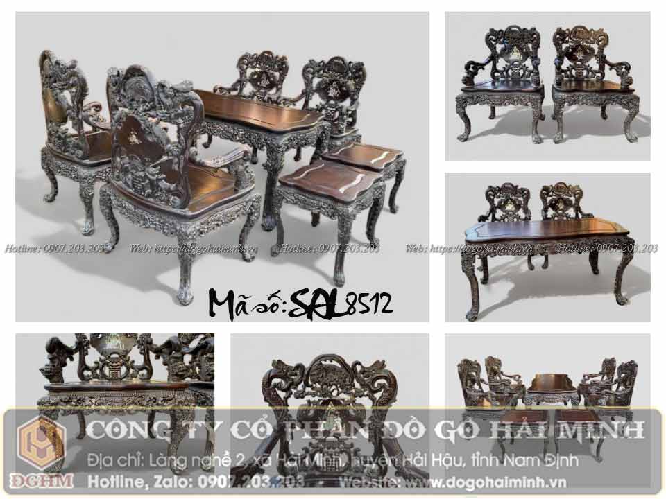 mẫu bàn ghế khánh rồng