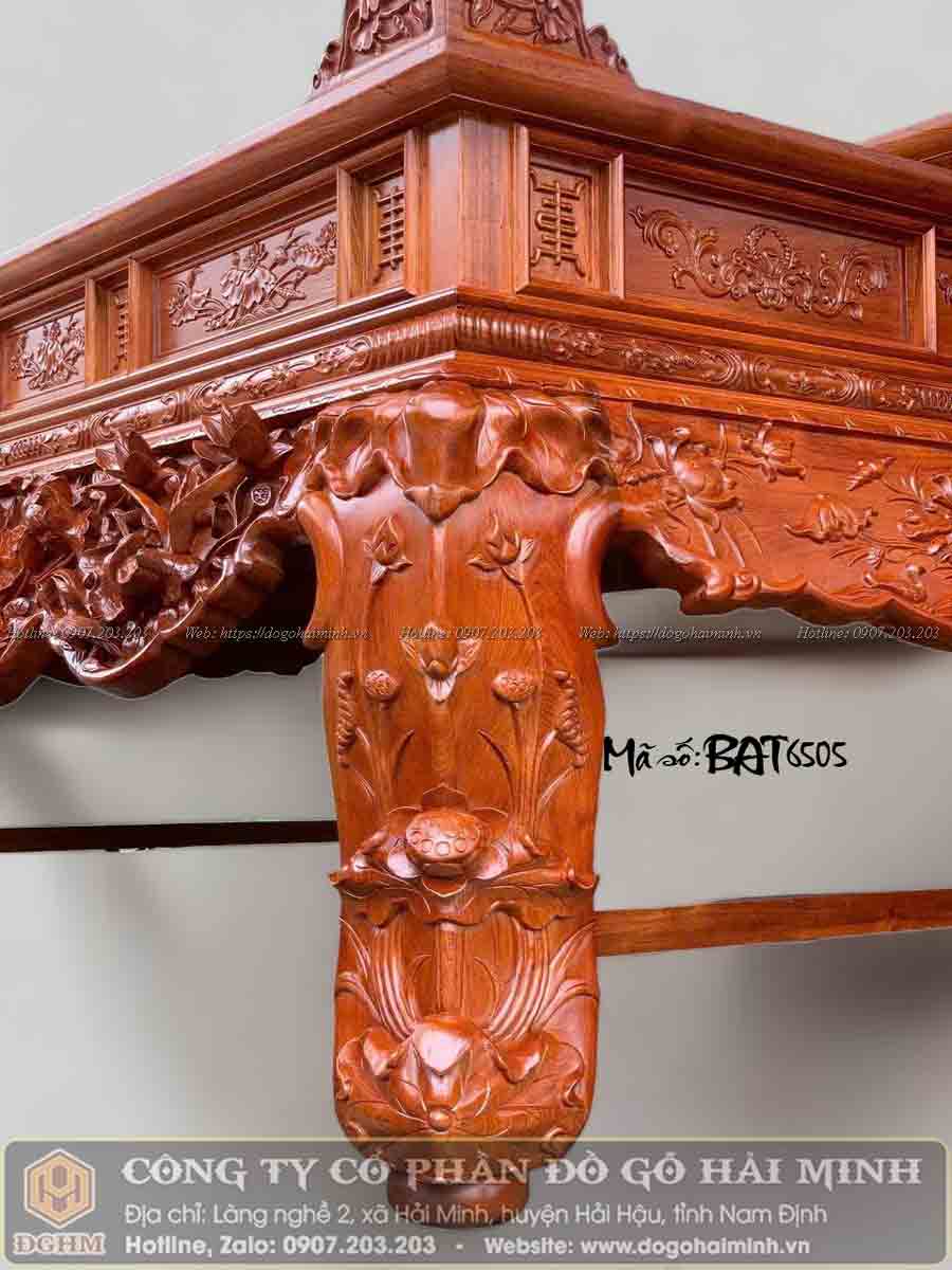 mẫu sâp thờ đục sen