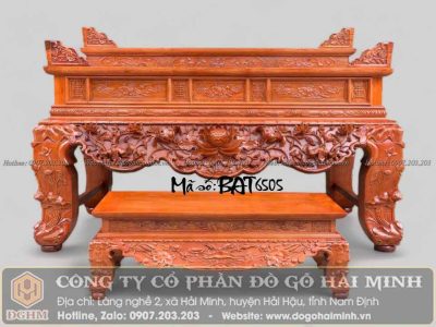 sập thờ nhị cấp đục sen