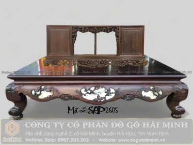 sập 3 bông đục chim hoa theo lối cổ
