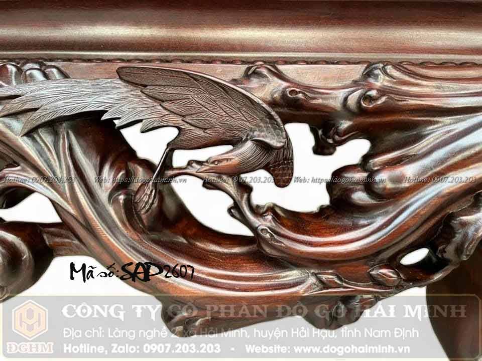 sập cây đào trĩ gỗ gụ