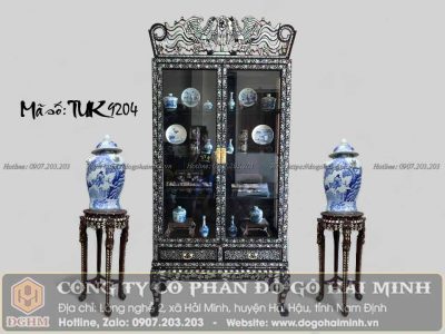 tủ trưng bày cẩn ốc phượng hoàng