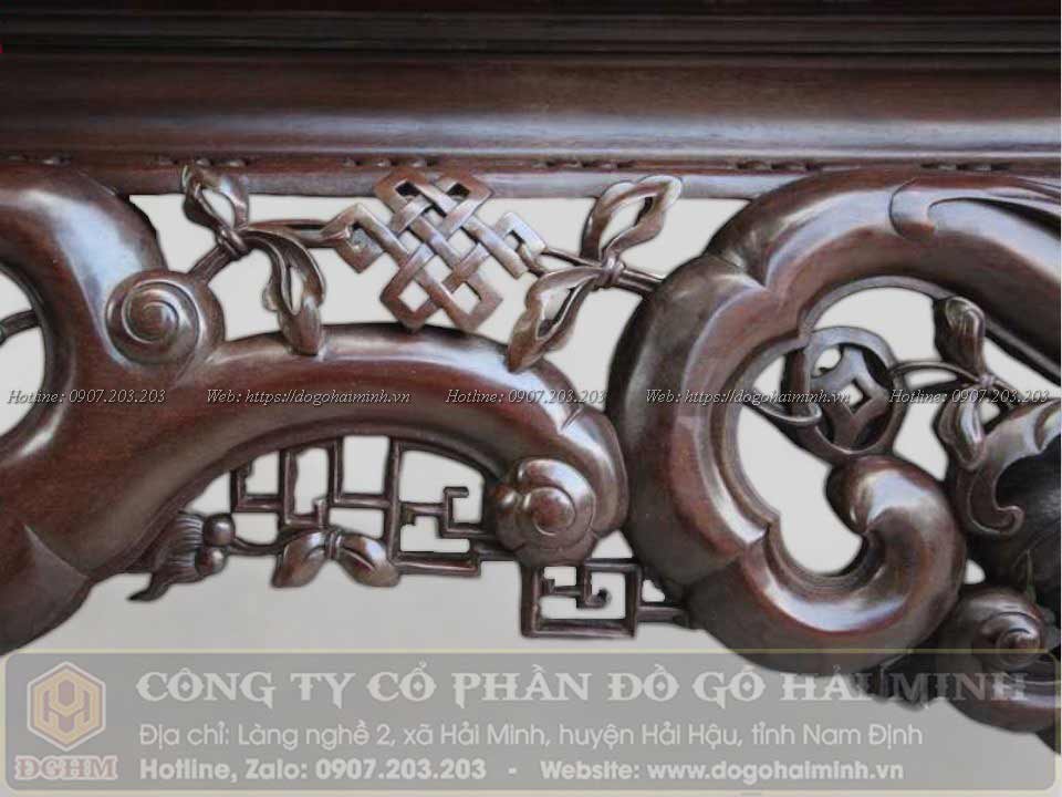 sập ngũ phúc đục khánh thư