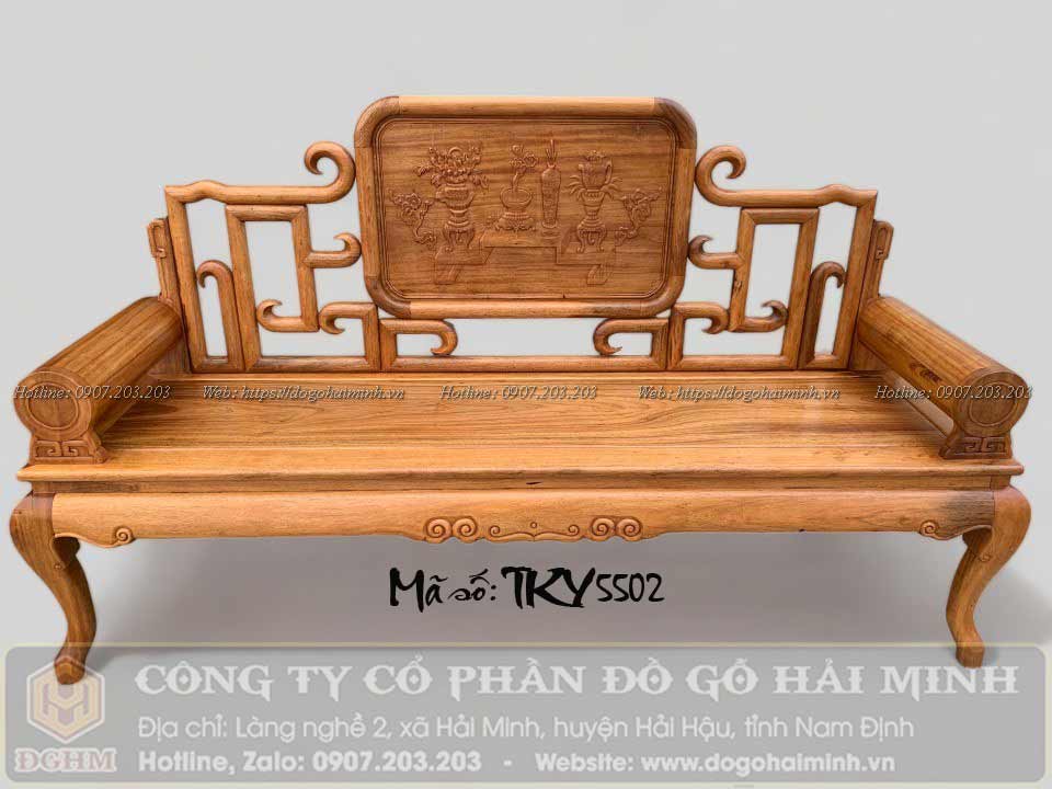 ghế phương kỷ móc mỏ đục tích cổ đồ