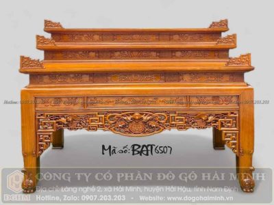 bàn thờ triện phúc thọ tam cấp