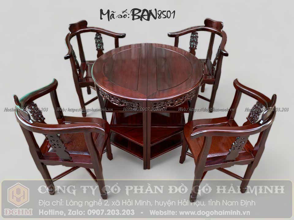 bàn trà gỗ gỗ gụ giá rẻ