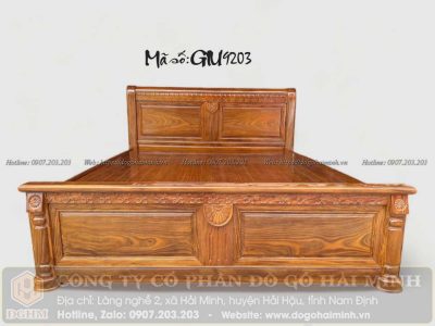 Giường chữ X gỗ lim giá rẻ