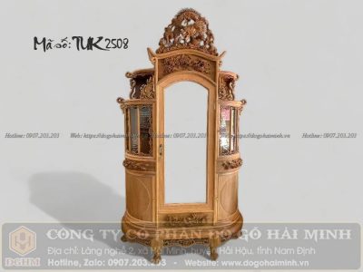 tủ chùa bầu gỗ gụ