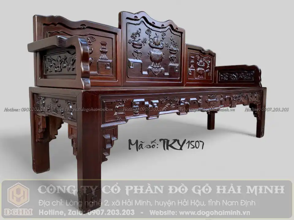 ghế trường kỷ tam sơn cổ đồ