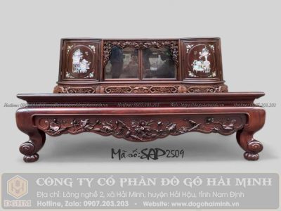sập mành đục sen vịt mẫu cổ