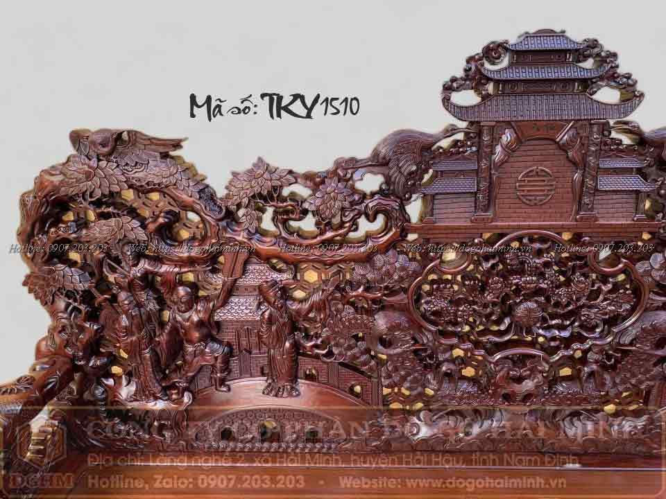 trường kỷ bát tiên gỗ gụ