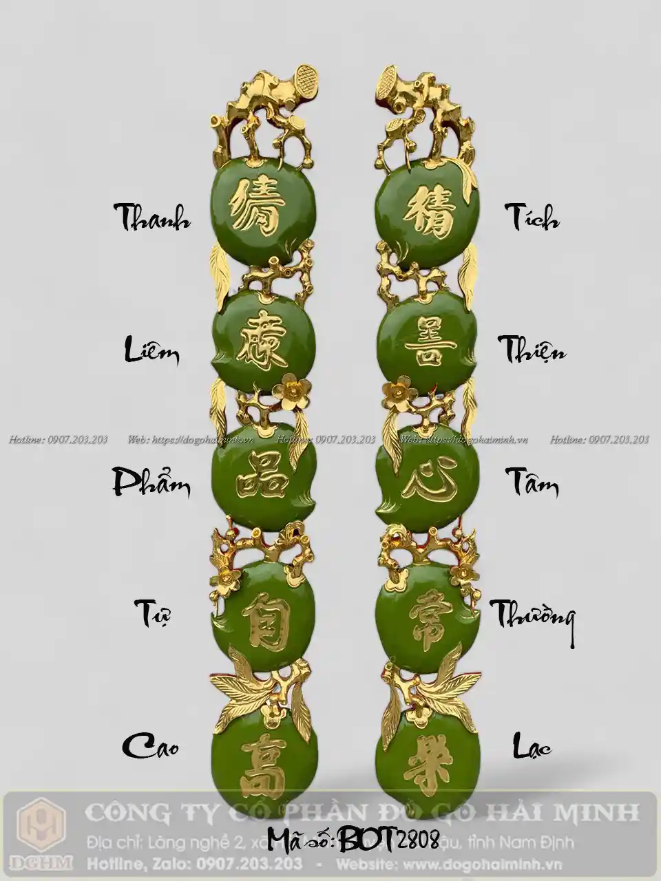 câu đối đục quả đào