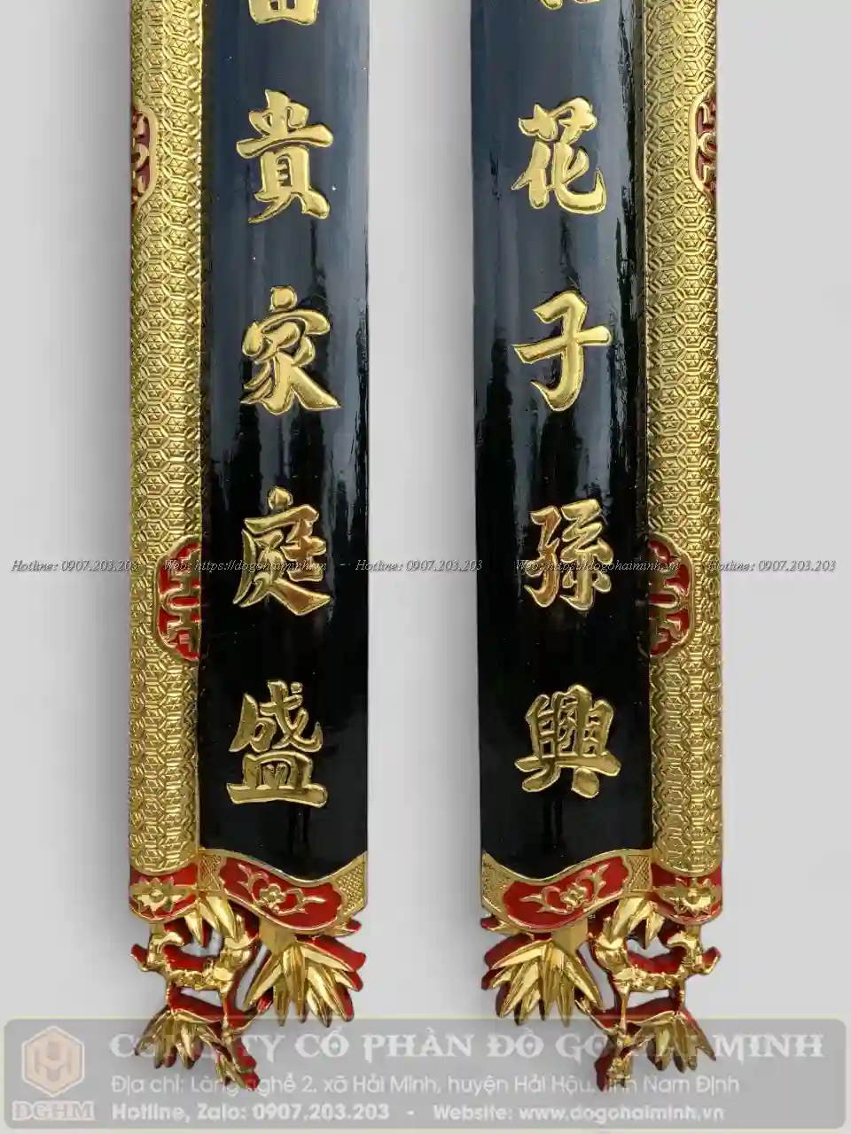 câu đối đục trúc mai giả cổ