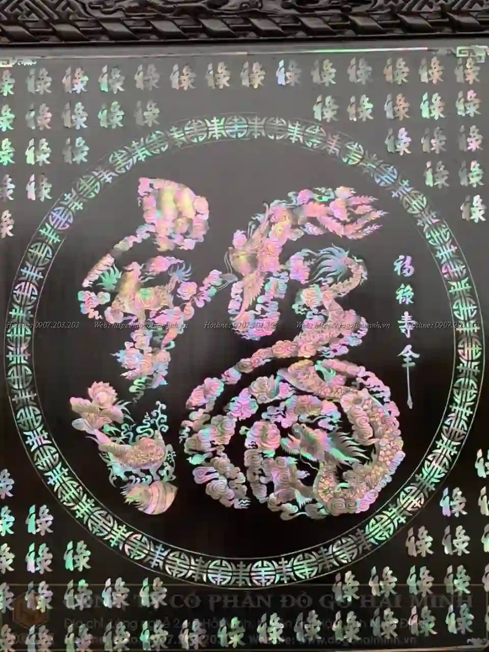 bách phúc khảm ốc hoá tứ linh