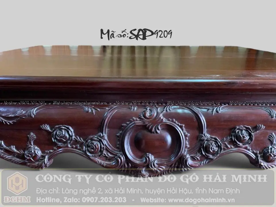 sập louis hoa hồng