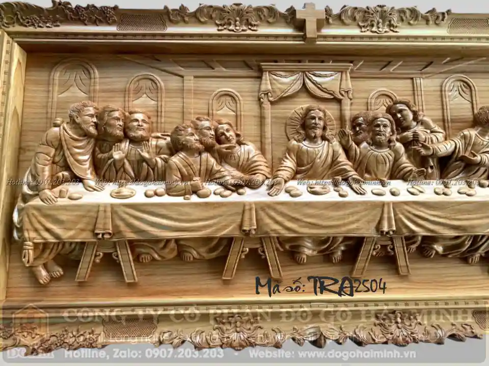 tranh gỗ bữa tiệc ly giá rẻ