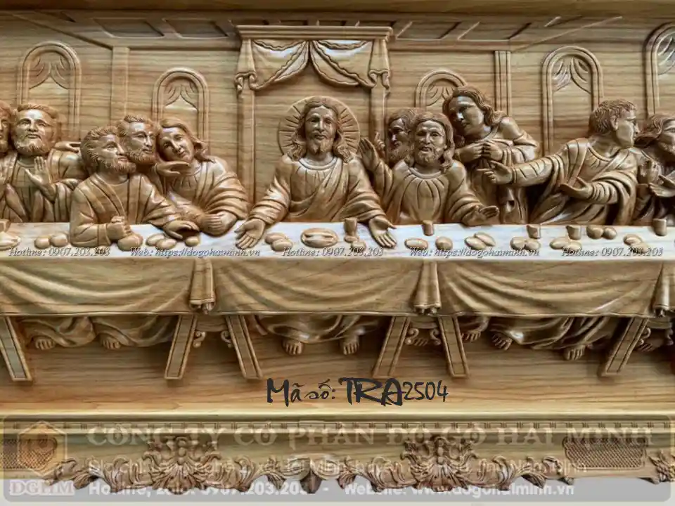 tranh tiệc ly giá rẻ gỗ tự nhiên