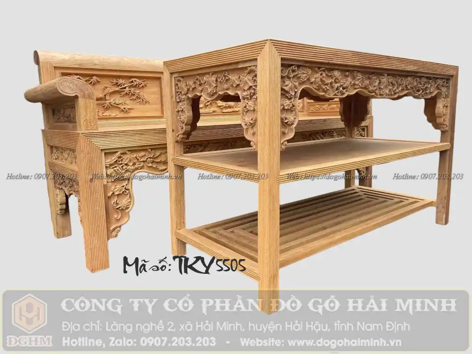 trường kỷ đục tứ quý mẫu nền