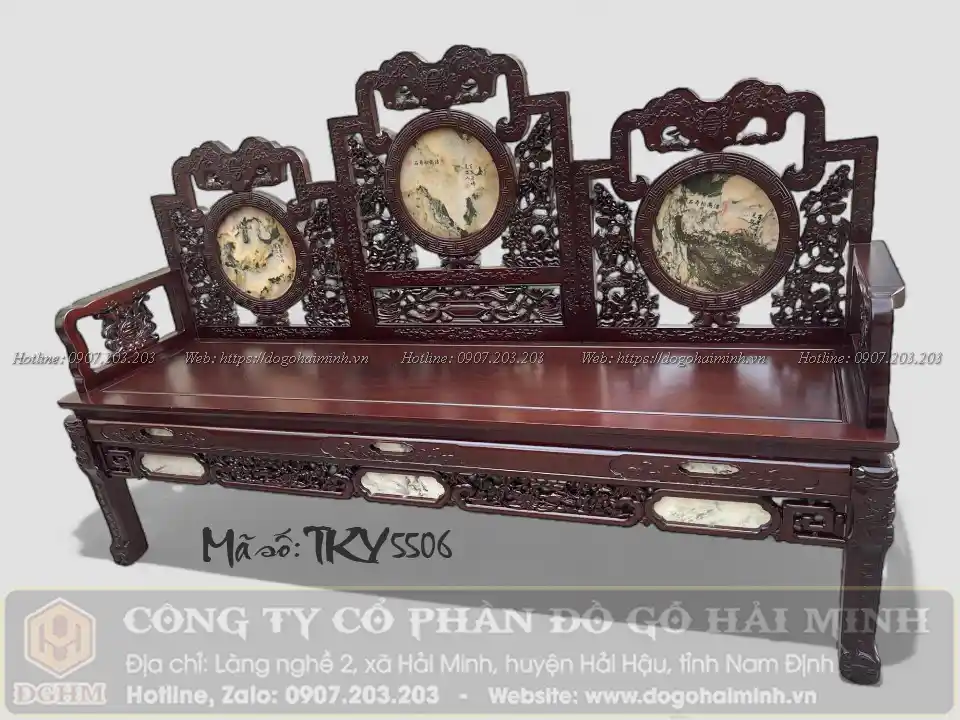 trường kỷ huế đục dắt hoa mai