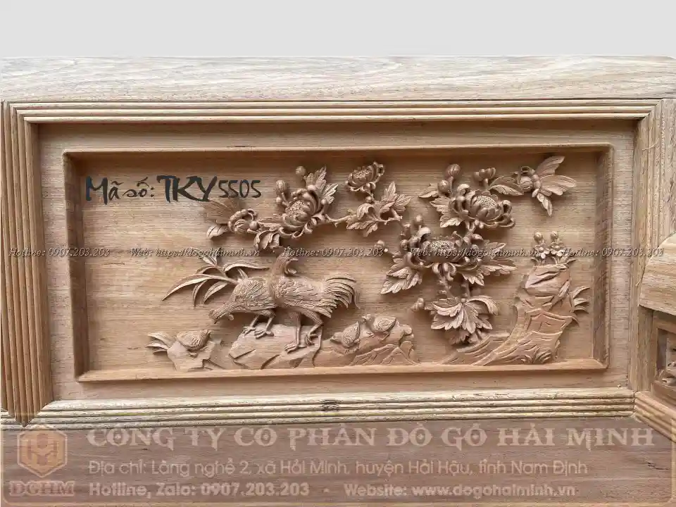 trường kỷ tứ quý lô đục cúc kê