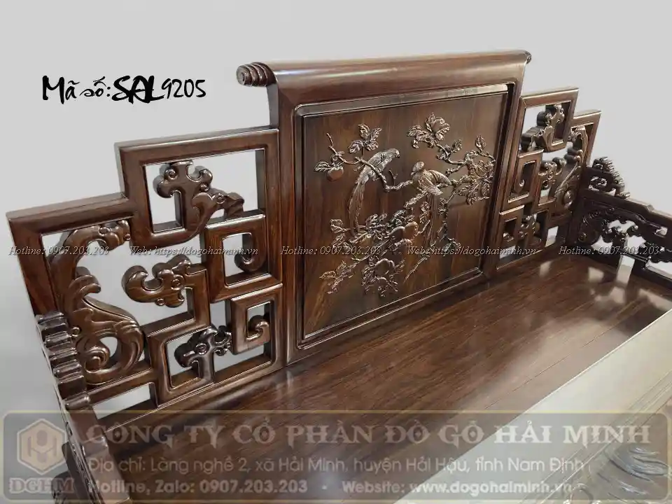 ghế sơn thuỷ gỗ trắc đẹp