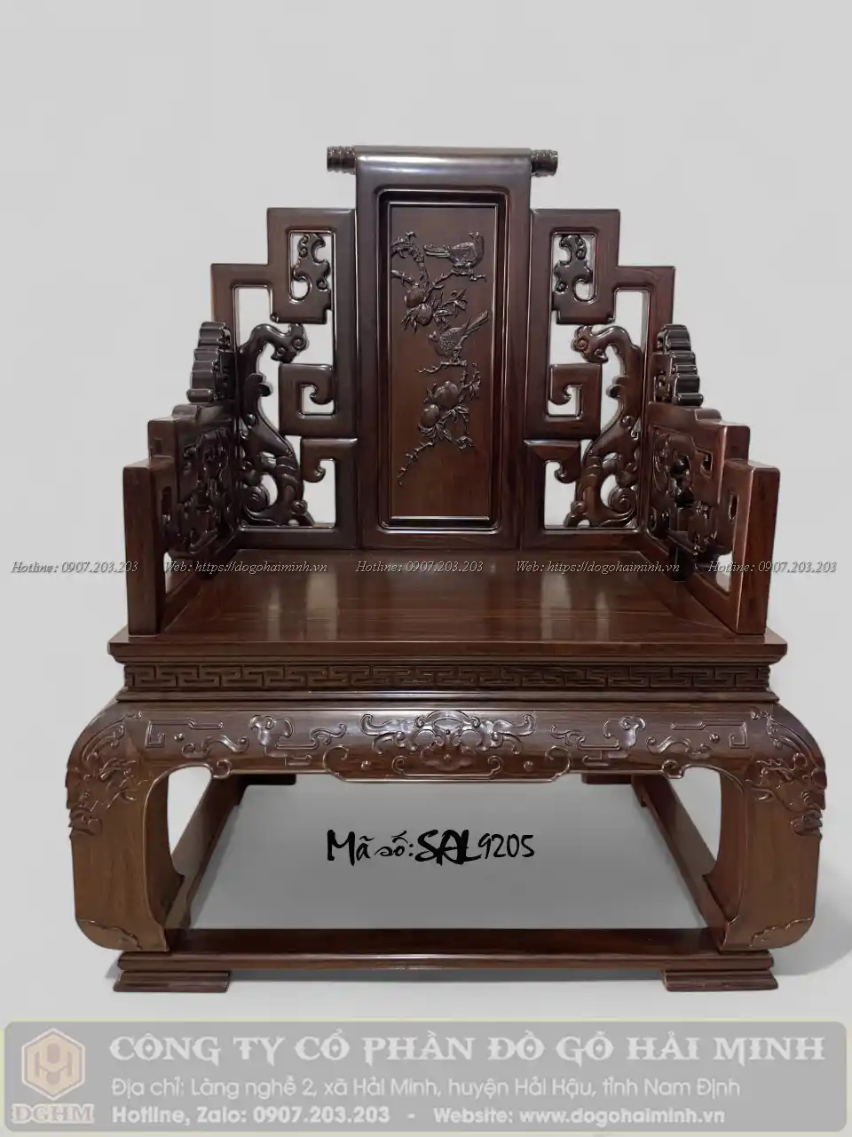 mẫu ghế sơn thuỷ hữu tình gỗ trắc